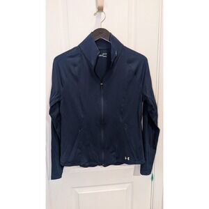 Under Armour Women's Zip Up Size Large Navy